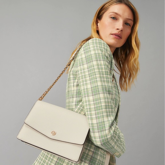 TORY BURCH Robinson Convertible Shoulder Bag Birch - Picture 5 of 12